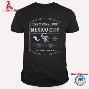 2024 MLB World Tour Mexico City Colorado Rockies Unisex T Shirt