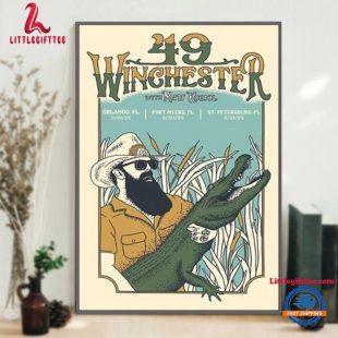 49 Winchester At Jannus Live On September 21, 2024 Wall Decor Poster Canvas