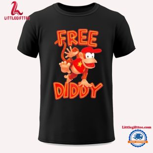 Free Diddy Monkey Unisex T Shirt w2vwc3.jpg