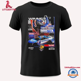 Kyle Larson Checkered Flag Sports 2024 Bass Pro Shops Night Race Winner Unisex T Shirt dyqry8.jpg