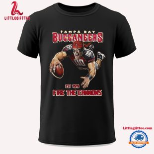 NFL Tampa Bay Buccaneers EST 1976 Fire The Cannons Mascot Unisex T Shirt kuqatn.jpg