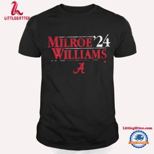 Alabama Football Milroe-Williams ’24 Unisex T Shirt