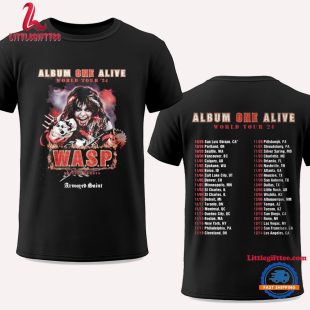 Armored Saint Album One Alive World Tour 2024 T Shirt