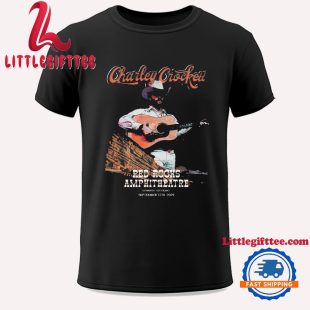 Charley Crockett Sept 12 2024 In Red Rocks Amphitheatre, Morrison CO Tour T Shirt