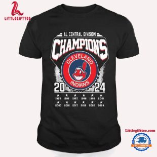 Cleveland Indians AL Central Division Champions 2024 Cleveland Guardians Unisex T Shirt