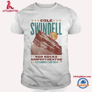 Cole Swindell September 23 2024 Red Rocks, Morrison CO Tour Unisex T Shirt