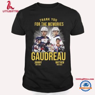 Columbus Blue Jackets Johnny Gaudreau Matthew Gaudreau 2024 Unisex T Shirt