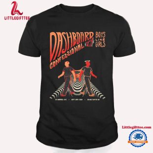 Dashboard Confessional Sept 18th 2024 Live At Grand Rapids MI Event T Shirt