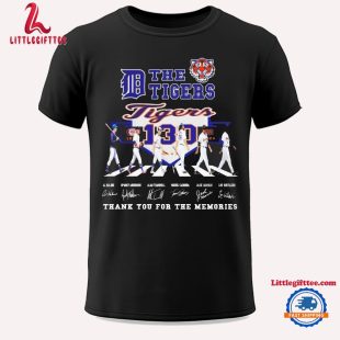 Detroit Tigers Thank You For The Memories Of The Tigers 130 Years Baseball Unisex T Shirt