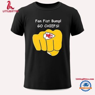 Fan Fist Bump Go Kansas City Chiefs Logo Unisex T Shirt