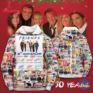 Friends 30Th Anniversary Design Hoodie