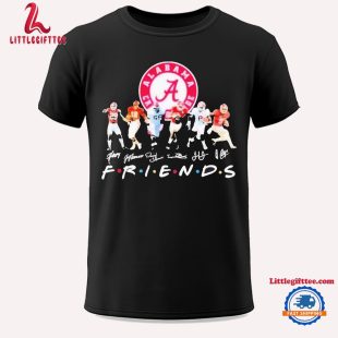 Friends Alabama Crimson Tide Players Signatures Unisex T Shirt