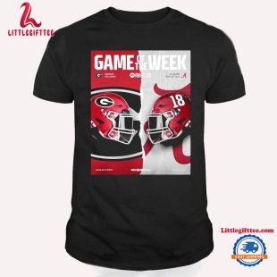 Georgia Bulldogs vs Alabama Crimson Tide Game Of The Week College Football 25 Unisex T Shirt