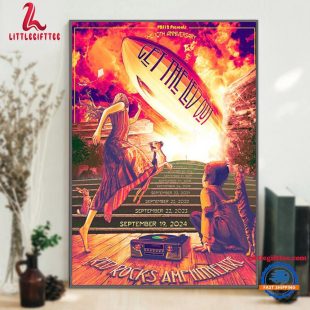 Get The Led Out 10th Anniversary Red Rocks Amphitheatre Wall Art Poster Canvas