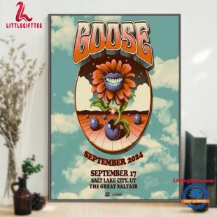 Goose The Great Saltair, Salt Lake City, UT Sep 17, 2024 Wall Decor Poster Canvas