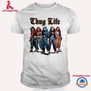 Halloween Horror Girls Thug Lite Unisex T Shirt