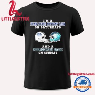 I’m A Penn State Nittany Lion On Saturdays And A Philadelphia Eagle On Sundays Helmet Unisex T Shirt