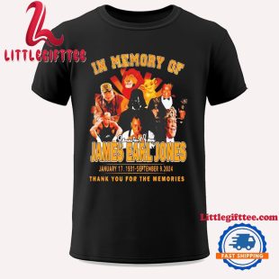 In Memory Of James Earl Jones January 17 1931 September 9 2024 Unisex T Shirt