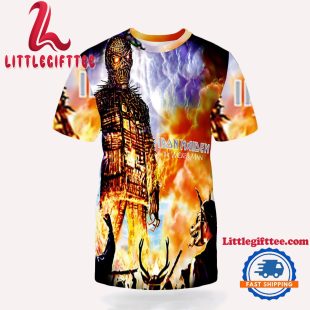 Iron Maiden The Wicker Man 3D Shirt