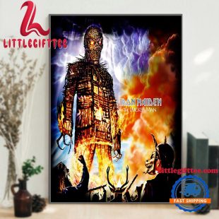 Iron Maiden The Wicker Man Wall Art Poster Canvas