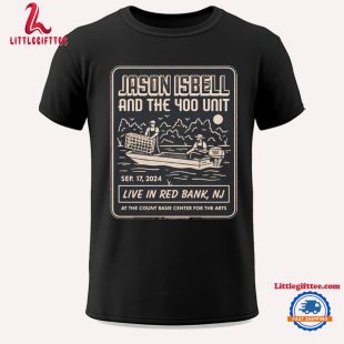 Jason Isbell And The 400 Unit September 17 2024 Live At Red Bank, NJ Tour Vintage T Shirt