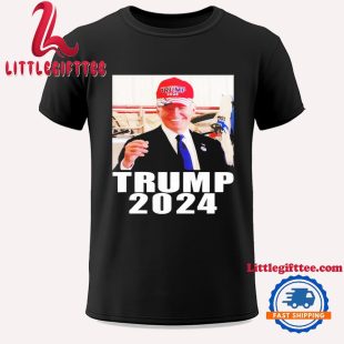 Joe Biden Wearing Trump 2024 Hat Unisex T Shirt