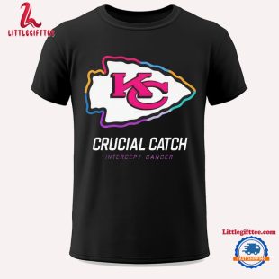 Kansas City Chiefs Black 2024 NFL Crucial Catch Unisex T Shirt