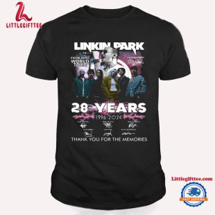 Linkin Park From Zero World Tour 28 Years 1996-2024 Unisex T Shirt