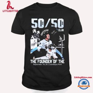 Los Angeles Dodgers Shohei Ohtani 50-50 Season Unisex T Shirt