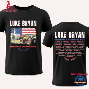 Luke Bryan Mind Of A Country Boy Tour Farm Vintage T Shirt