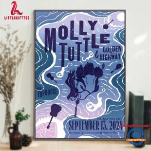 Molly Tuttle Ryman Auditorium, Nashville, TN September 13, 2024 Wall Decor Poster Canvas