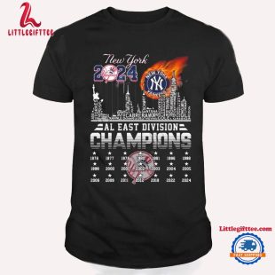 New York Yankees 2024 AL East Division Champions Unisex T Shirt