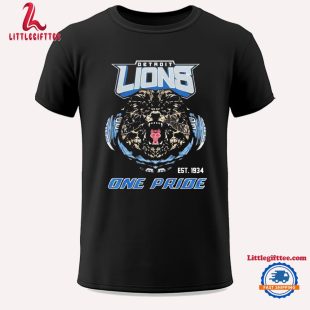 NFL Detroit Lions EST 1934 One Pride Unisex T Shirt