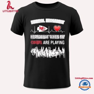 Normal Heartbeat And Heartbeat When My Chiefs Are Playing Unisex T Shirt