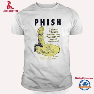 Phish Poster Tour September 25 2024 Showtime At Wed Colonial Unisex T Shirt