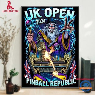 Pill Republic UK Open 2024 Event Wall Decor Poster Canvas