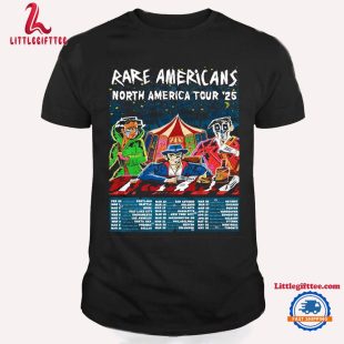 RARE AMERICANS North America Tour 2025 T Shirt