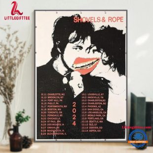 Shovels & Rope Fall Tour 2024 Wall Decor Poster Canvas