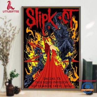 Slipknot September 18 2024 Live At Dos Equis Pavilion, Dallas, TX Concert PosterSlipknot September 18 2024 Live At Dos Equis Pavilion, Dallas, TX Poster Canvas