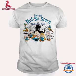 Snoopy Not So Scary Halloween Party T Shirt