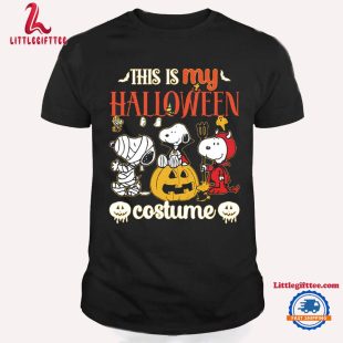 Snoopy This Is My Halloween Costume T Shirt