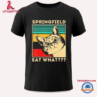 Springfield Eat What Cat Vintage Unisex T Shirt