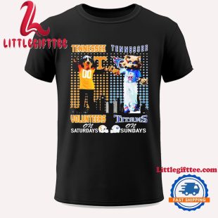 Tennessee Volunteers On Saturdays X Tennessee Titans On Sundays Unisex T Shirt