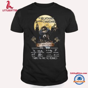 The Nightmare Before 1993-2024 Thank You For The Memories T Shirt