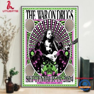 The War On Drugs September 19 2024 Live At Place Bell, Laval, QC Wall Decor Poster Canvas