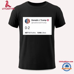 Trump Tweet 0-2 Unisex T Shirt