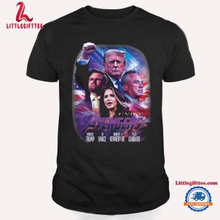 Trump Vance Kennedy Jr Tulsi Gabbard Unity Avengers Unisex T Shirt