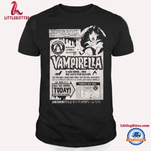 Vampirella Official Fang Club Unisex T Shirt