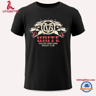 Wolf Days Unite Violent Gentlemen Hockey Club Unisex T Shirt