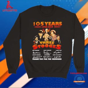 105 Years 1920-2025 The Three Stooges Thank You For The Memories Unisex T Shirt